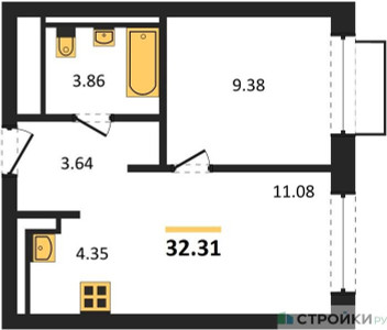 Планировка квартиры, ID 234594