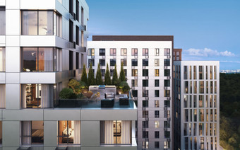 Террасы в ЖК "N’ICE LOFT"