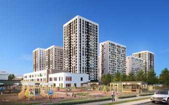 Общий вид ЖК “Поколение первых”