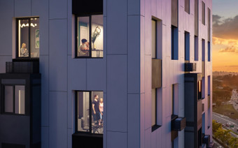 Фасад ЖК “EVO”