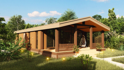 Планировка двухкомнатной(квартира) площадью 57 квадратных метров в ЖК “ЖК Wish Home”