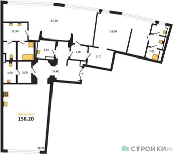 Планировка квартиры, ID 524207