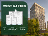 Планировка двухкомнатной(квартира) площадью 68.5 квадратных метров в “ЖК West Garden (Вест Гарден)”
