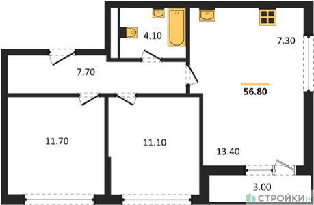 Планировка квартиры, ID 336952
