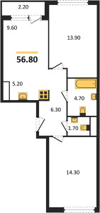 Планировка квартиры, ID 115708