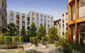 Двор в ЖК "Садовническая 69"