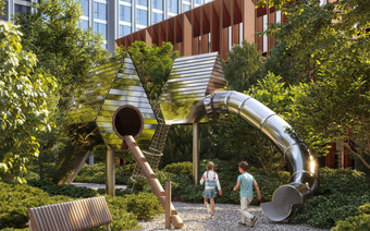 Детская площадка в ЖК "Веер"