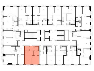 Планировка однокомнатной(квартира) площадью 37.6 квадратных метров в ЖК “ЖК 2-й Иртышский”