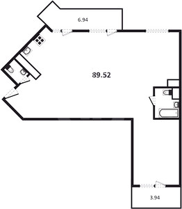 Планировка квартиры, ID 6862