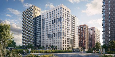 Планировка двухкомнатной(квартира) площадью 51.91 квадратных метров в ЖК “ЖК Квартал Марьино”