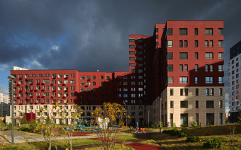 ЖК "Новые Ватутинки" в вечернее время