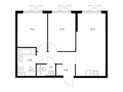 Планировка квартиры, ID 175292