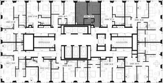Планировка однокомнатной(квартира) площадью 37 квадратных метров в “ЖК SET (Сет)”
