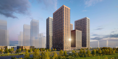 Планировка однокомнатной(квартира) площадью 38.1 квадратных метров в ЖК “ЖК Новое Очаково”