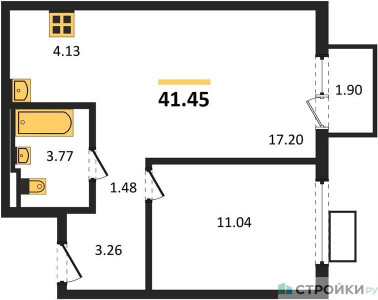 Планировка квартиры, ID 317807