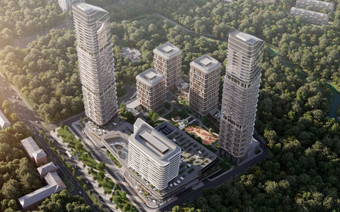 ЖК “Родина Парк” с высоты птичьего полета