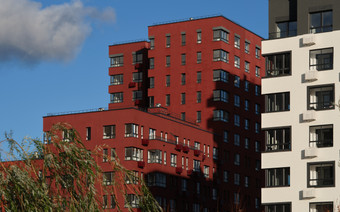 Фасады в ЖК "Новые Ватутинки"