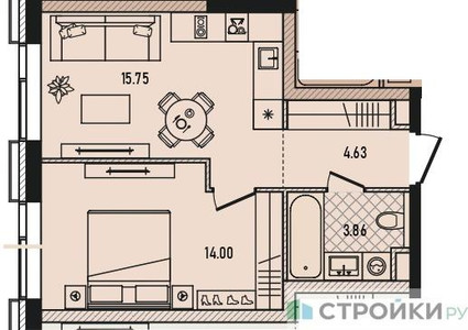 Планировка квартиры, ID 463797
