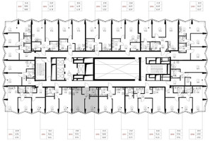 Планировка однокомнатной(квартира) площадью 36.1 квадратных метров в “Дом премиум-класса МИРА”