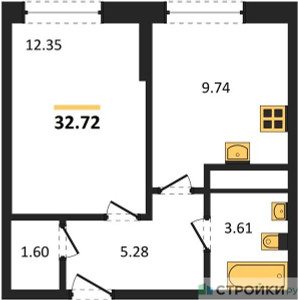 Планировка квартиры, ID 537779