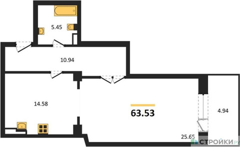 Планировка апартаментов, ID 326992