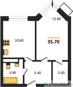 Планировка квартиры, ID 469624