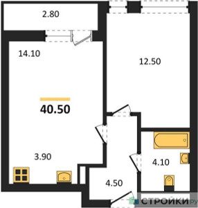 Планировка квартиры, ID 336912