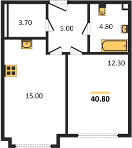 Планировка квартиры, ID 108663