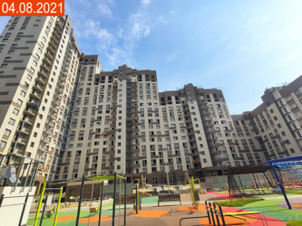 Планировка 4+ комнатной(квартира) площадью 119.2 квадратных метров в ЖК “ЖК Настроение”
