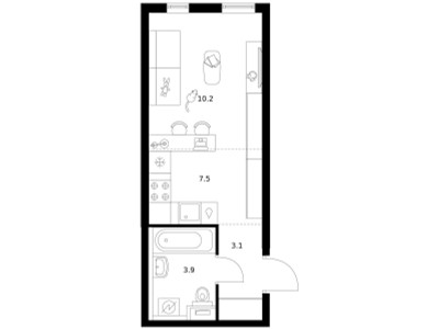 Планировка квартиры, ID 411569