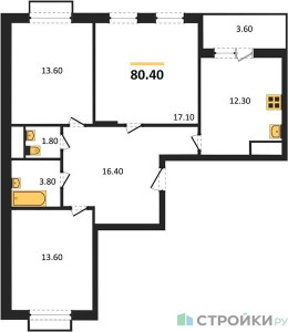 Планировка квартиры, ID 183763
