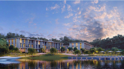 Планировка трехкомнатной(квартира) площадью 120.8 квадратных метров в ЖК “ЖК River Residences”