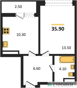 Планировка квартиры, ID 243337