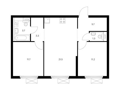 Планировка квартиры, ID 216639
