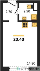 Планировка квартиры, ID 529251
