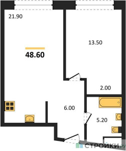 Планировка квартиры, ID 524311