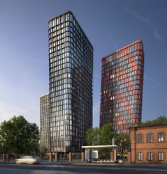 Планировка 4+ комнатной(квартира) площадью 127 квадратных метров в ЖК “ЖК Дом 56”