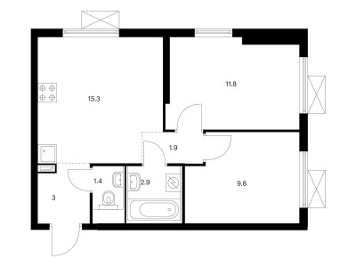 Планировка квартиры, ID 241458