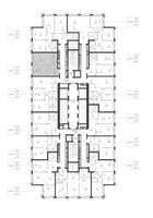 Планировка однокомнатной(квартира) площадью 39.9 квадратных метров в “ЖК SET (Сет)”