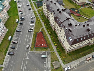 Планировка однокомнатной(квартира) площадью 46.7 квадратных метров в ЖК “ЖК Мечта”