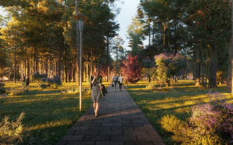 Дорожки в ЖК Миниполис «Восемь кленов»