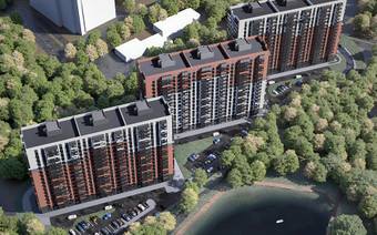 ЖК “Малаховский” с высоты птичьего полета