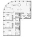 Планировка 4+ комнатной(апартаменты) площадью 195 квадратных метров в “ЖК Sky View (Скай Вью)”
