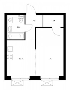Планировка квартиры, ID 72884