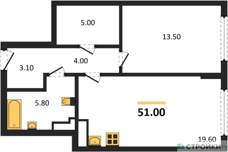 Планировка квартиры, ID 496888