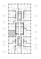 Планировка однокомнатной(квартира) площадью 40.6 квадратных метров в “ЖК SET (Сет)”