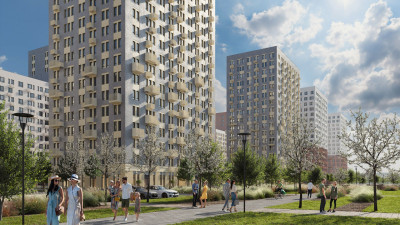 Планировка двухкомнатной(квартира) площадью 59.98 квадратных метров в ЖК “ЖК Горки Парк”