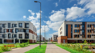 Пешеходная зона в ЖК "Яковлево"