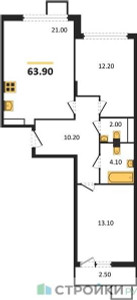 Планировка квартиры, ID 142230