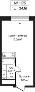 Планировка апартаментов, ID 220786